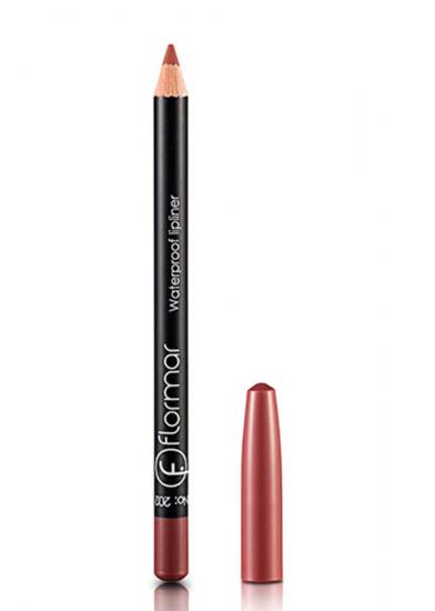Flormar Waterproof Lipliner Dudak Kalemi- 202 Soft Pink Brown