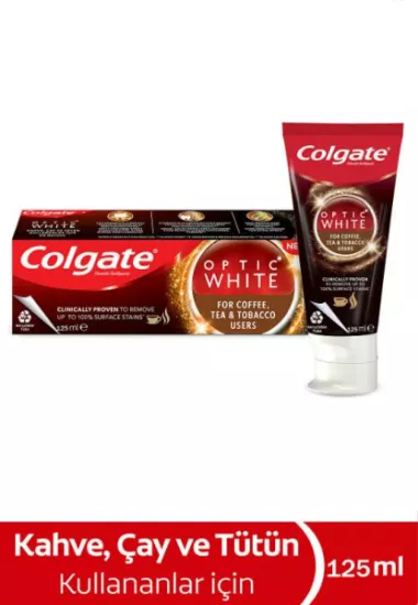 Colgate Optic White Kahve Çay Ve Tütün Diş Macunu 125 ml