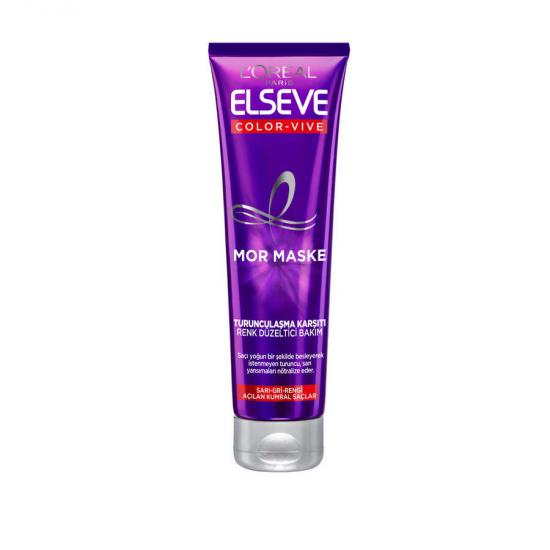 Elseve Color Vive Turunculaşma Karşıtı Renk Düzeltici Mor Maske 150 ml