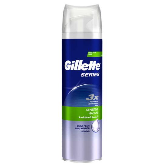 Gillette Series Traş Köpüğü Hassas 200Ml