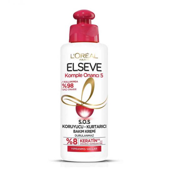 Elseve Komple Onarıcı 5 S.O.S Koruyucu Kurtarıcı Saç Bakım Kremi 200 ml