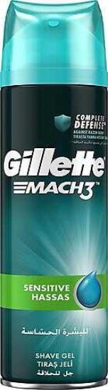 Gillette Mach 3 Sensitive Hassas Traş Jeli 200 ml