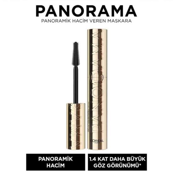 Loreal Paris Panorama Hacim Veren Maskara Black