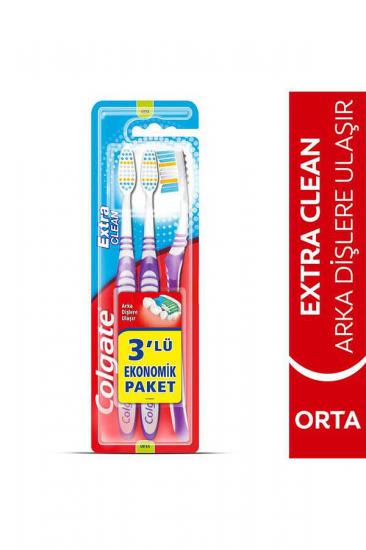 Colgate Diş Fırçası 2+1 Extra Clean Orta
