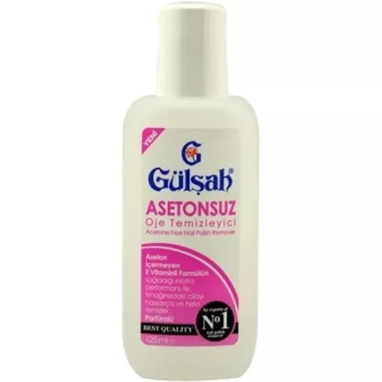 Gülşah Asetonsuz Oje Temizleyici 125 ml