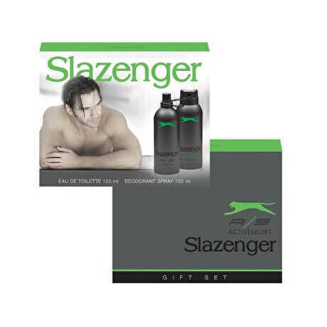 Slazenger Activesport Yeşil Erkek Edt 125 ml + Deodorant Set