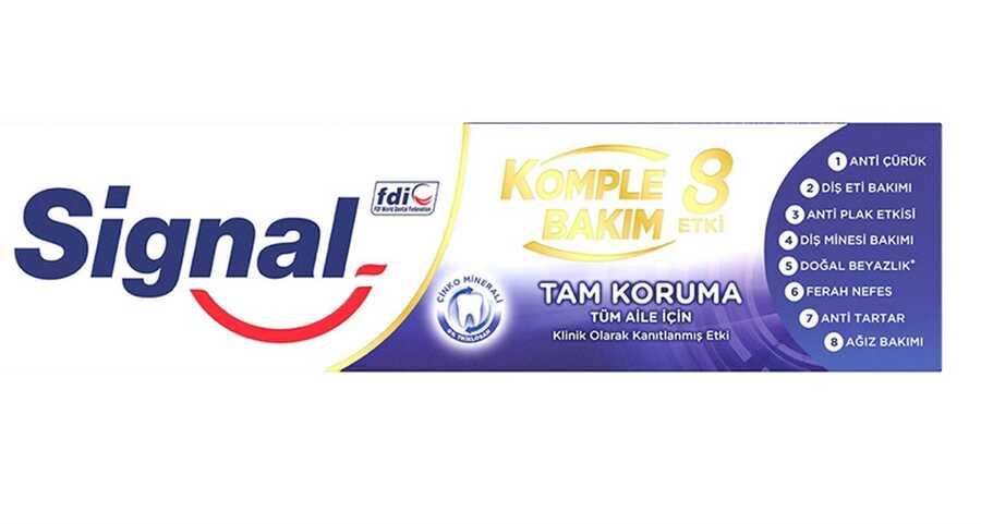 Signal Komple Bakım 8 Etki Tam Koruma Diş Macunu 75 ml