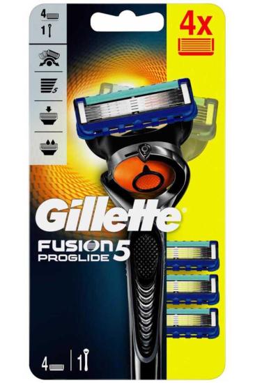 Gillette Fusion 5 Proglide Tıraş Makinesi 4 Yedek Bıçaklı