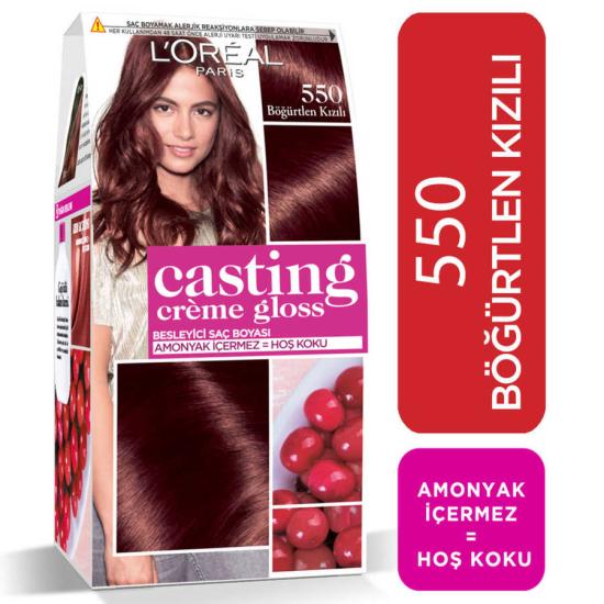 Casting Crème Gloss Saç Boyası 550 Böğürtlen Kızılı