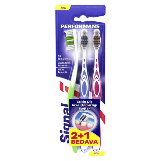 Signal Performans Diş Fırçası  2+1