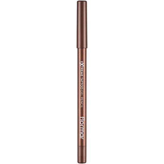 Flormar Extreme Tattoo Gel Pencil 001 Glitzy Brown