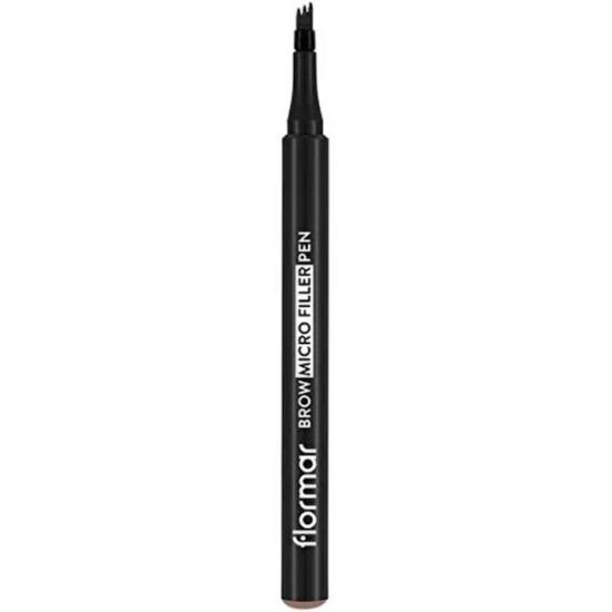 Flormar Brow Micro Filler Pen Kaş Doldurucu Kalem 01 Light Brown