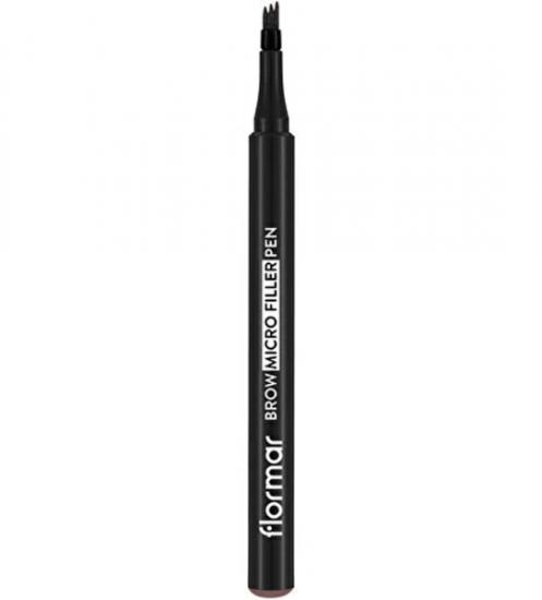 Flormar Brow Micro Filler Pen Kaş Doldurucu Kalem 02 Medium Brown