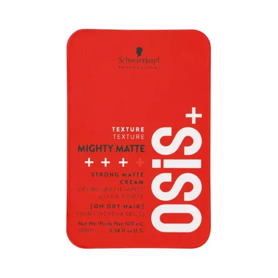 Schwarzkopf Osis+ Mighty Matte Strong Cream Güçlü Tutucu Mat Şekillendirici Krem 100 ml