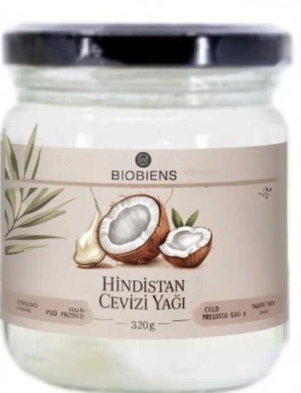 Biobiens Hindistan Cevizi Yağı 320 gr