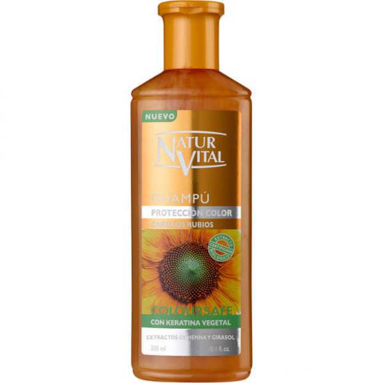 Natur Vital Coloursafe Blonde Hair Shampoo- Sarı Saçlar İçin Kına Özlü Renk Parlatıcı Şampuan 300 ml