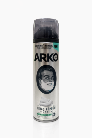 Arko Hassas Ciltler için Alkol İçermeyen Klasik Tıraş Köpüğü 200 ml