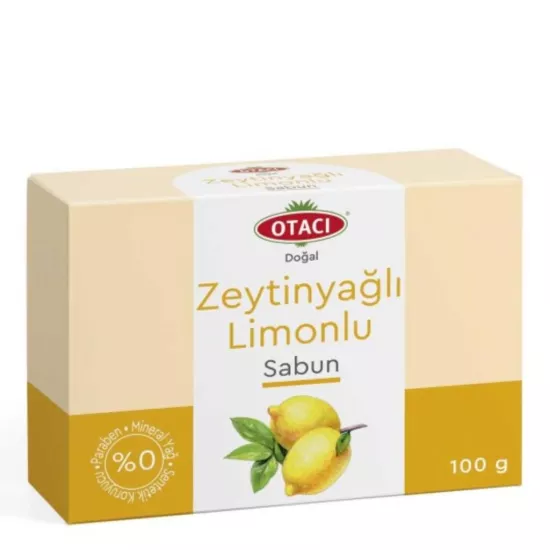 Otacı Doğal Zeytinyağlı Limonlu Sabun 100 g