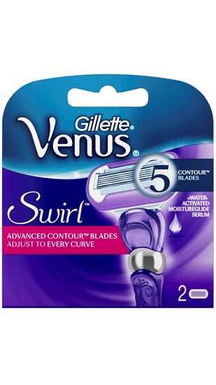 Gillette Venus Swirl Kadın Tıraş Makinesi Bıçağı - 2 Yedek