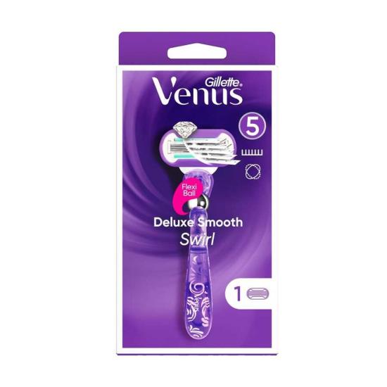 Gillette Venus Deluxe Smooth Swirl Kadın Tıraş Makinesi Yedekli
