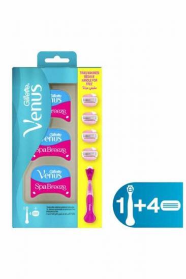 Gillette Venus Comfortglide Spa Breeze Kadın Tıraş Makinesi + 4 Yedek