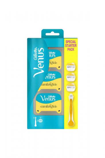 Gillette Venus Comfortglide Tıraş Makinesi + 3 Yedek Başlık