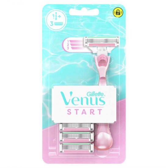 Gillette Venus Start Tıraş Makinesi 3 Yedek Bıçak