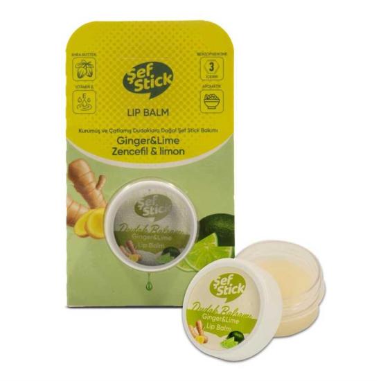 Şef Stick Zencefil Limon Lip Balm