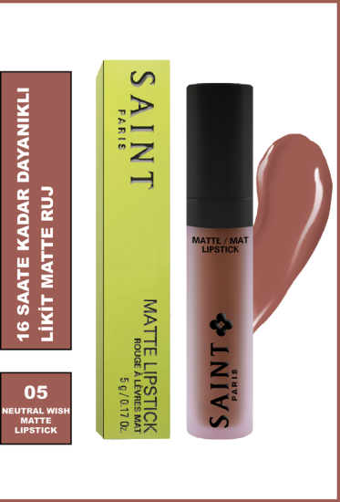 Saint Paris Matte Lipstick 05 Neutral Wish