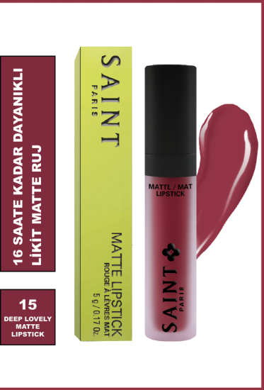 Saint Paris Matte Lipstick 15 Deep Lovely