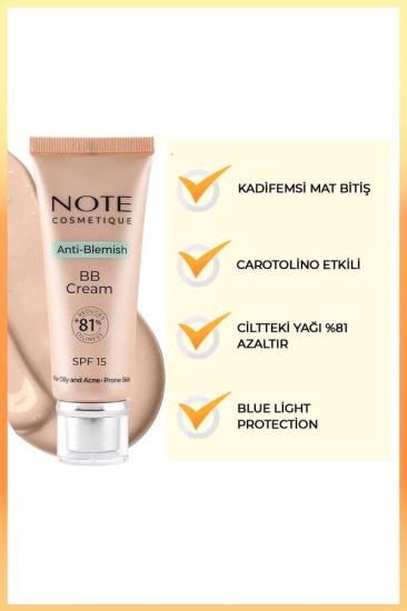 Note Anti - Blemish BB Cream - Akneye Yatkın Ciltler 03