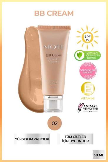 Note BB Cream - BB Krem Doğal Kapatıcılık 02