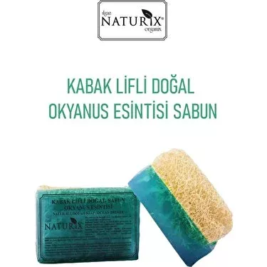 Naturix Kabak Lifli Doğal Okyanus Esintisi Sabun 130 g