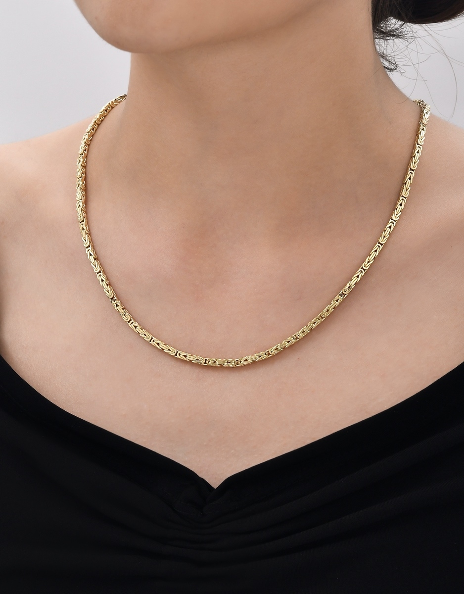 Kral%20Zincir%20-%2014%20Ayar%20Gerçek%20Altın%20Zincir%20Kolye%20-%20Kalınlık%202.90%20mm%20(585%20Damgalı)