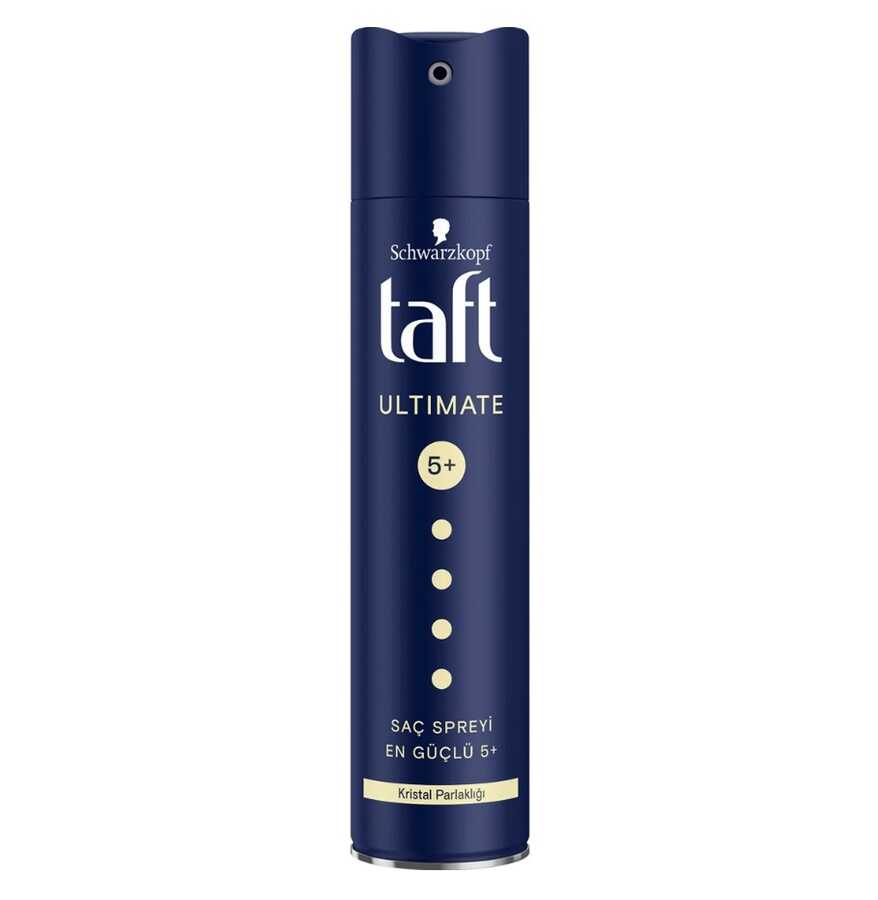 Taft Saç Spreyi Ultımate En Güçlü Tutuş Işıldayan Kristal Parlaklığı 250 ml