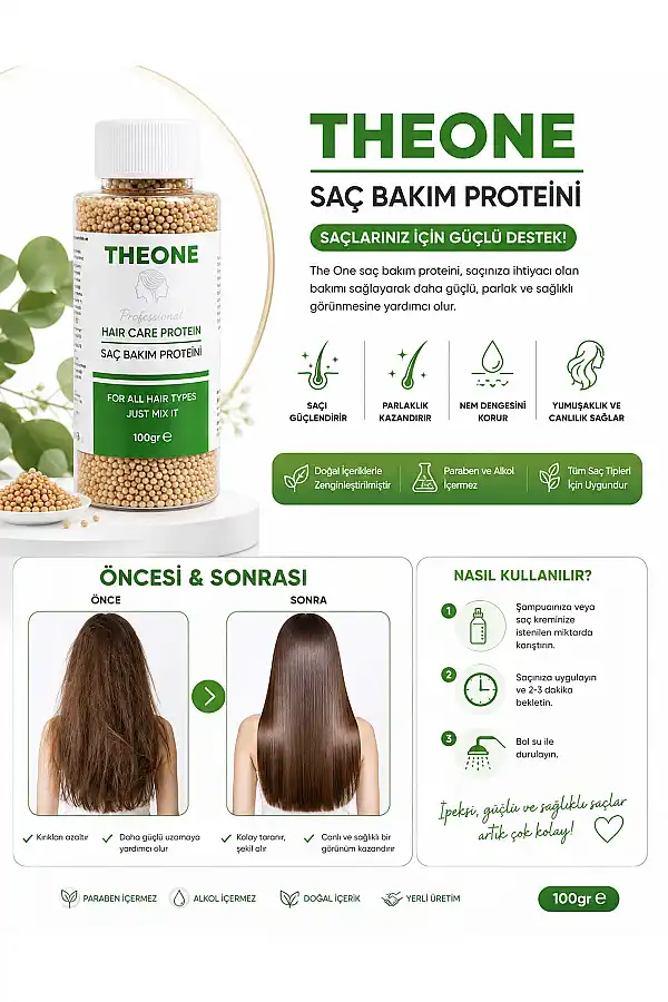 Theone Saç Bakım Proteini 100 gr
