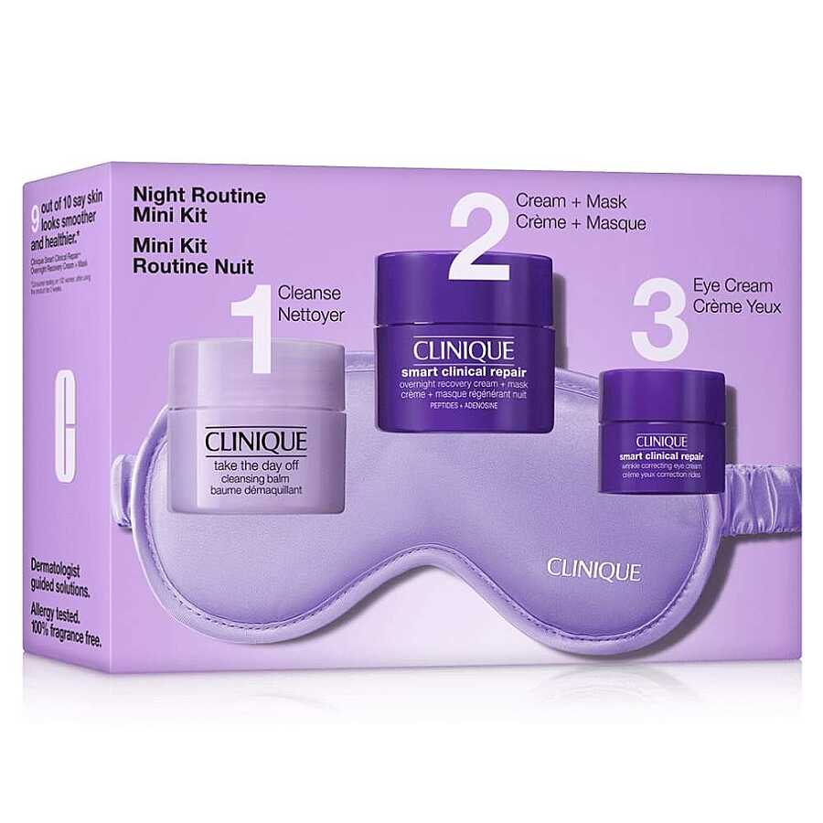 Clinique Night Routine Gece Rutini Mini Kit Set