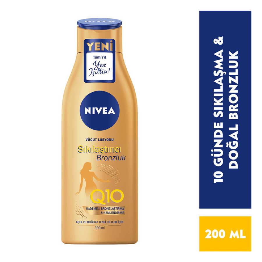 Nivea Q10 Sıkılaştırıcı Bronzluk Vücut Losyon 200 ml