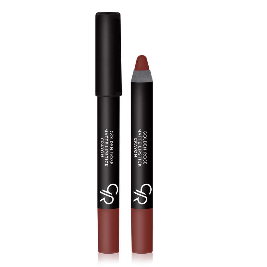 Golden Rose Matte Lipstick Crayon Mat Kalem Ruj 01