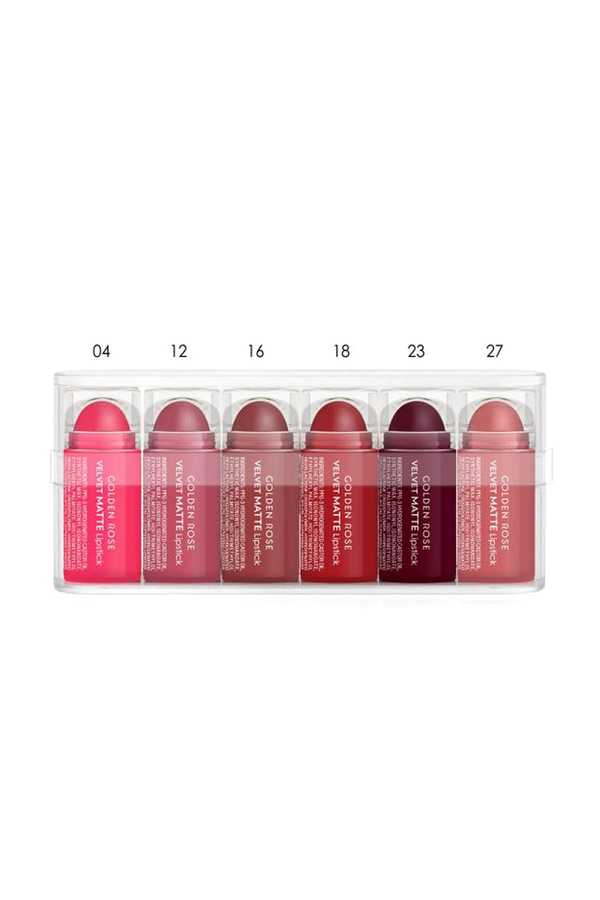 Golden Rose Velvet Lipstick Ruj 6Li Mini Kapsül 2